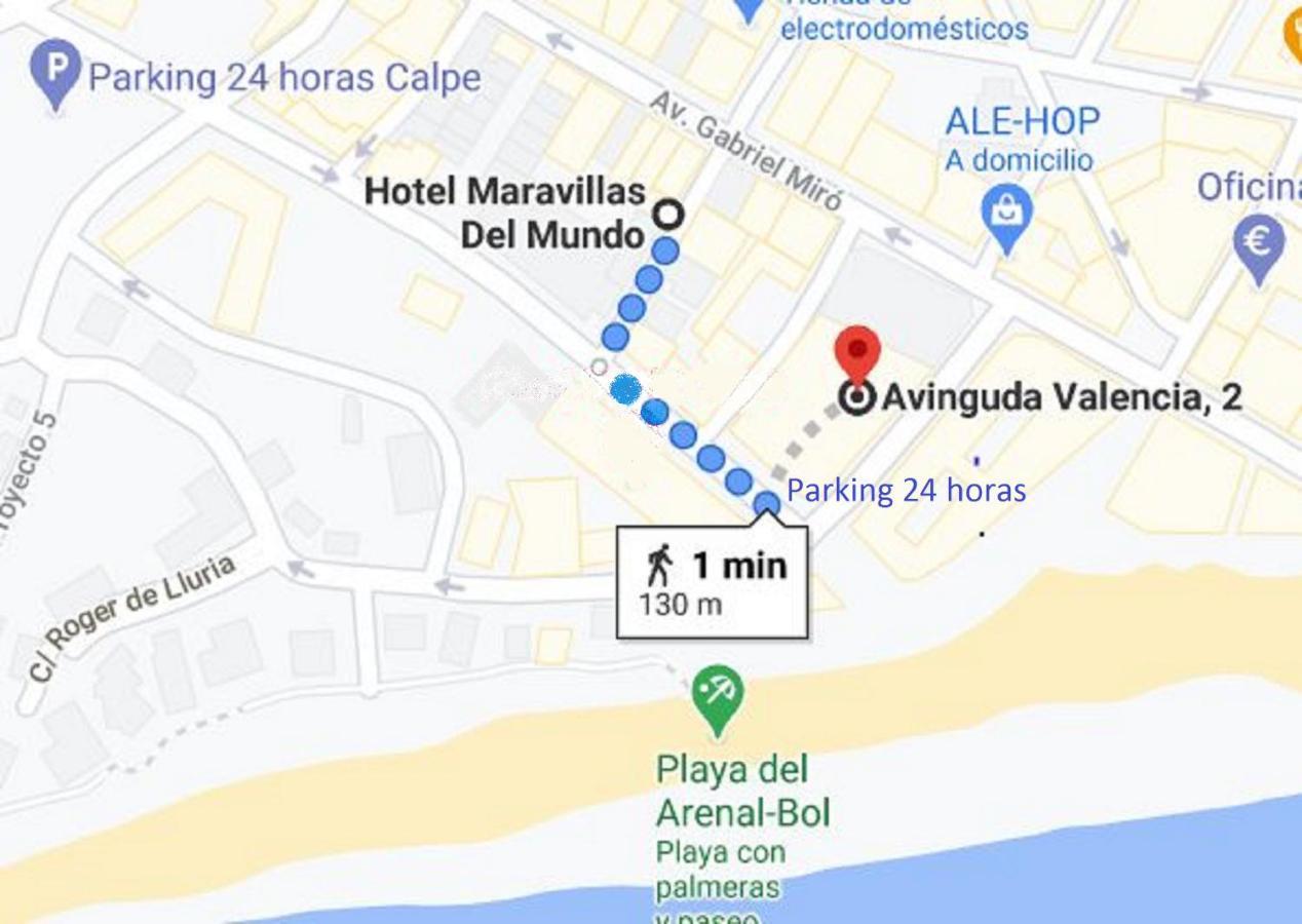 Hotel Maravillas Del Mundo Кальпе Экстерьер фото